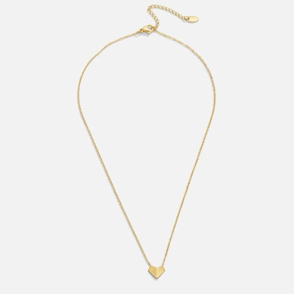 Venus Gold Heart Necklace - Picture 2 of 9